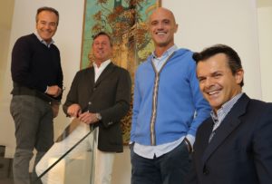 Safil managers, from left to right: Alberto Savio (Chief Financial Officer), Stefano Formignani (Sales Manager), Cesare Savio (Sales and Production Executive), Marco Zaffalon (Head of production)