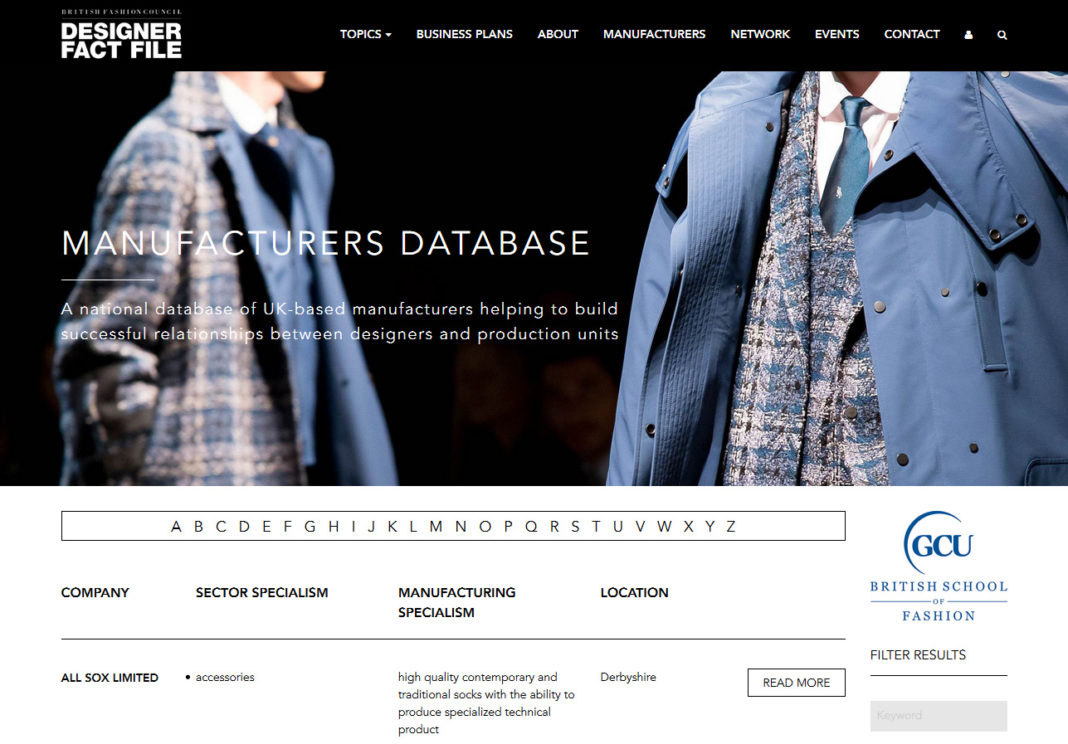 New Database Lists the British Textile High-End Manufacturers ...